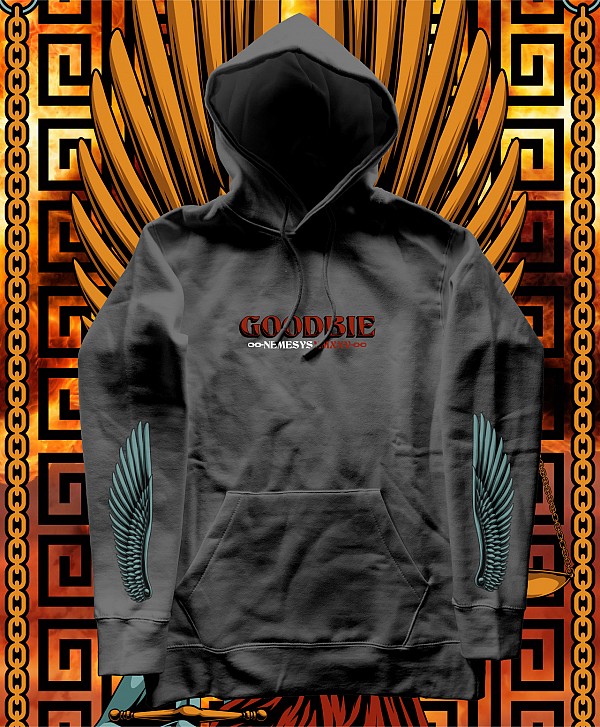 GOODBIE NEMESYS PREMIUM HOOD DIPPED BLACK