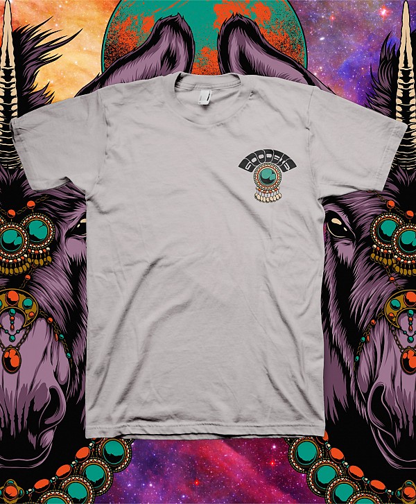 GOODBIE G.O.A.T UNIDONK TEE NEW SILVER