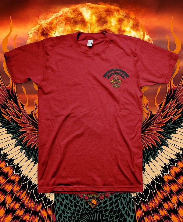 GOODBIE G.O.A.T PHOENIX TEE CRANBERRY
