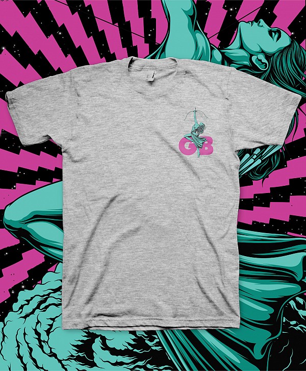 GOODBIE WAR GAMES NUCLEAR ARCHERY TEE HEATHER GREY