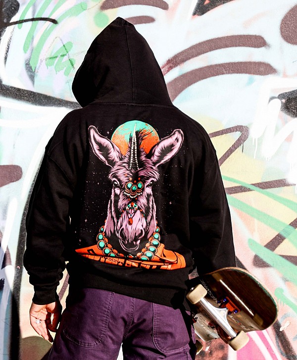 GOODBIE G.O.A.T UNIDONK PREMIUM HOOD BLACK