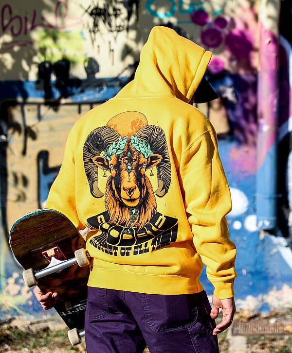 GOODBIE G.O.A.T GOAT PREMIUM HOOD GOLD