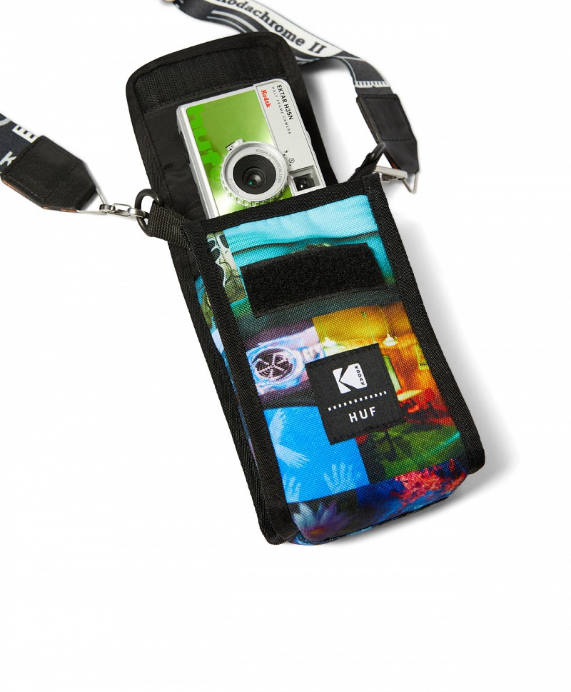 HUF X KODAK COLLAGE SIDE BAG MULTI