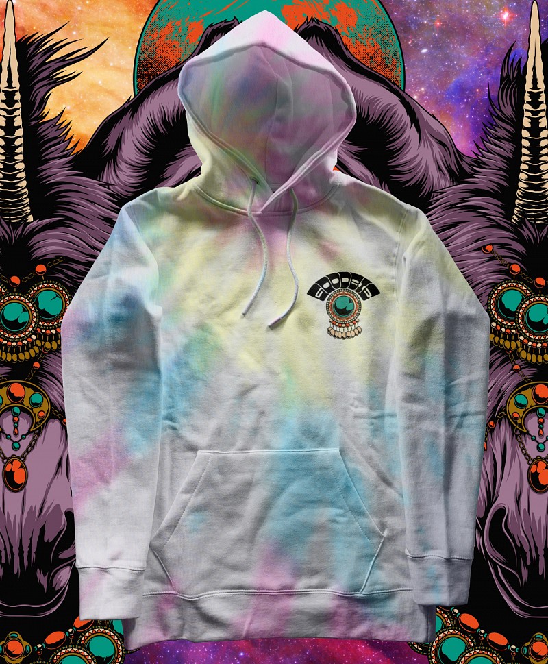 GOODBIE G.O.A.T UNIDONK PREMIUM TIE DYE HOOD SUNSET