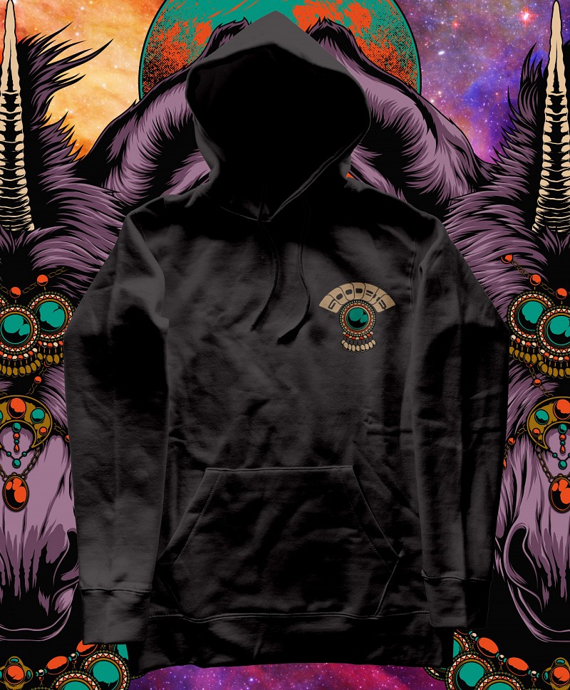 GOODBIE G.O.A.T UNIDONK PREMIUM HOOD BLACK