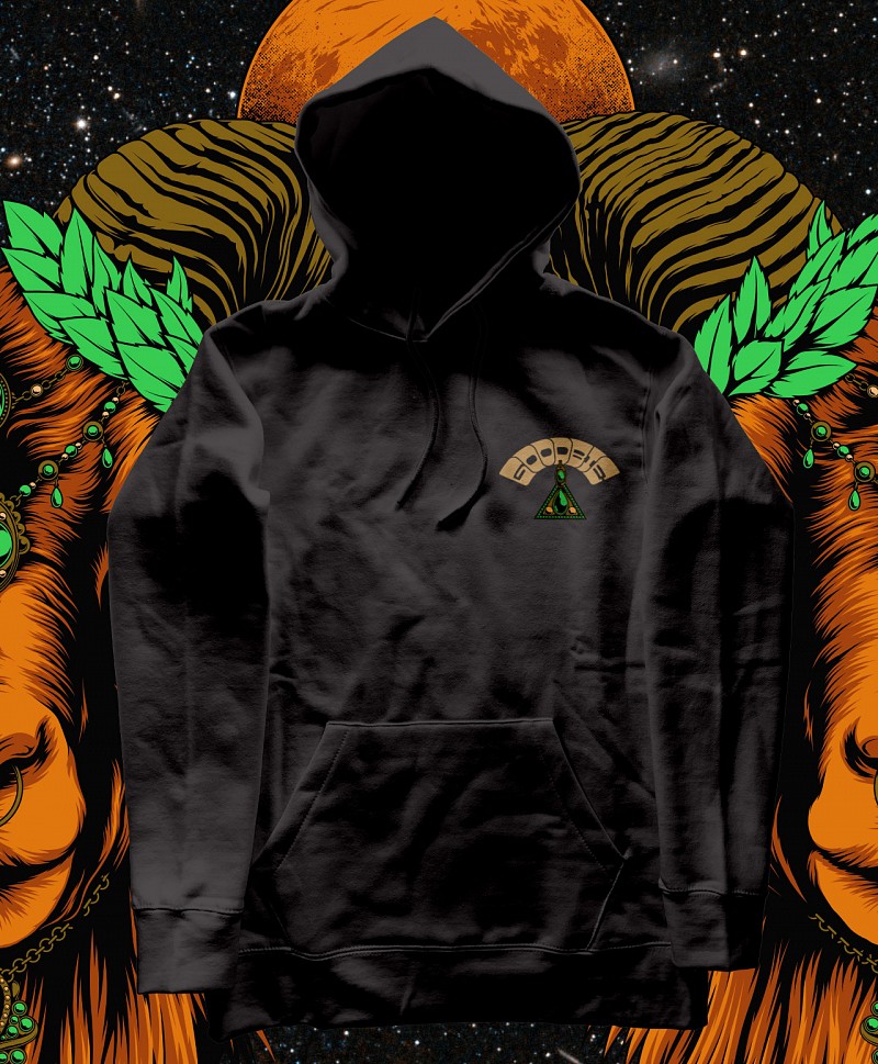 GOODBIE G.O.A.T GOAT PREMIUM HOOD BLACK