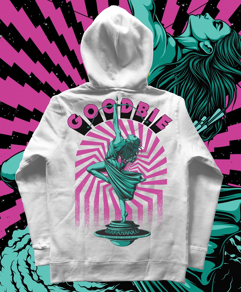 GOODBIE WAR GAMES NUCLEAR ARCHERY PREMIUM HOOD WHITE