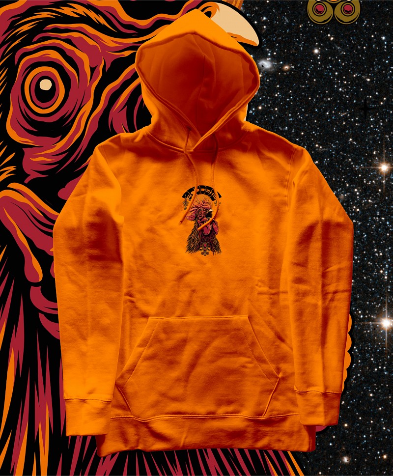 GOODBIE G.O.A.T PLAY CHICKEN PREMIUM HOOD SAFETY ORANGE