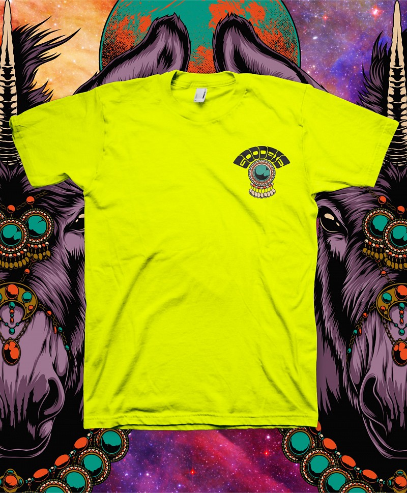 GOODBIE G.O.A.T UNIDONK TEE NEON YELLOW