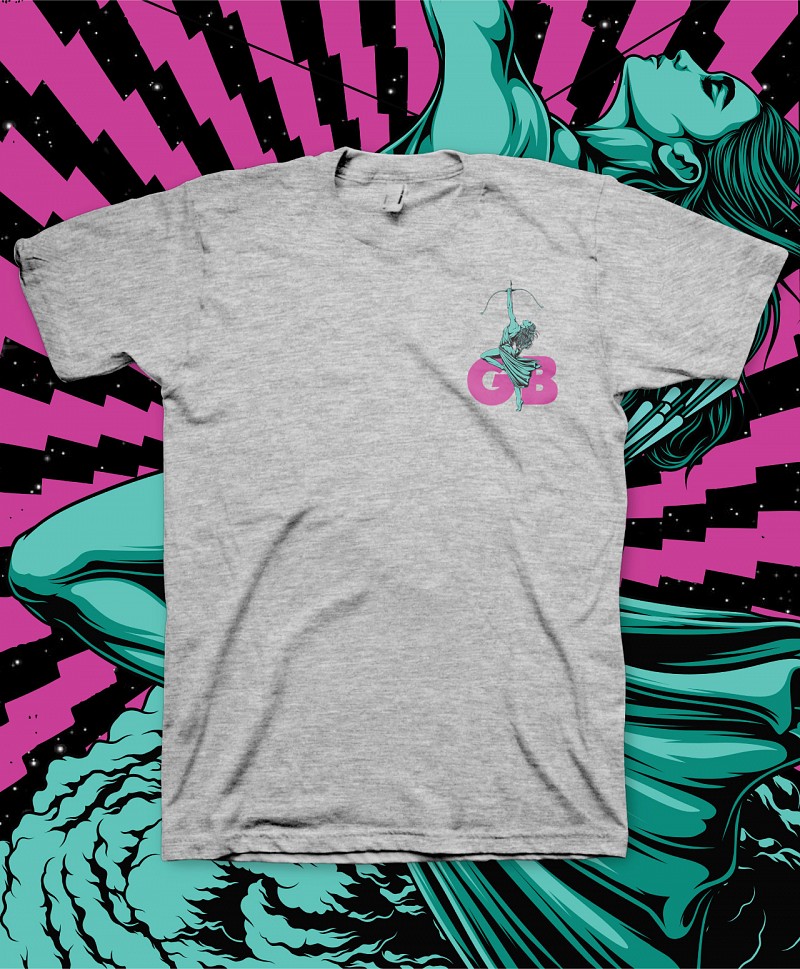 GOODBIE WAR GAMES NUCLEAR ARCHERY TEE HEATHER GREY