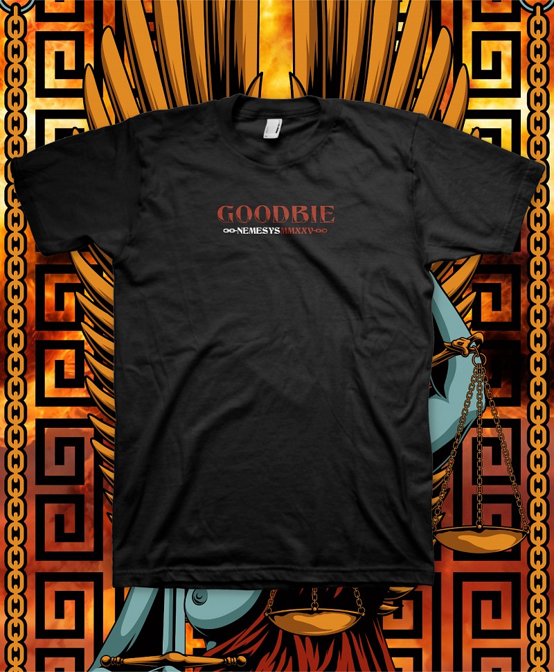 GOODBIE NEMESYS TEE BLACK