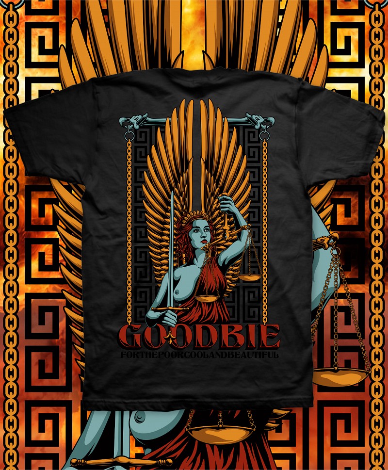 GOODBIE NEMESYS TEE BLACK