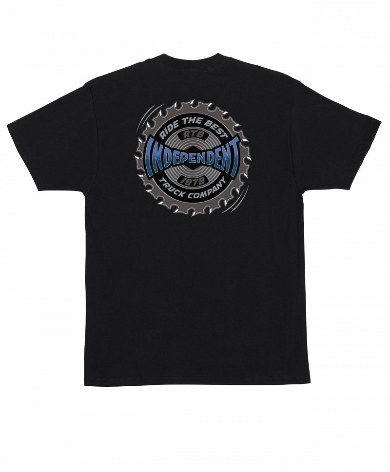 INDEPENDENT BUZZSAW TEE BLACK
