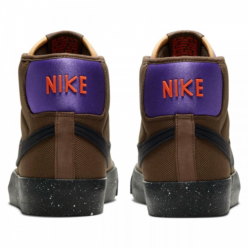 NIKE SB BLAZER MID PRO GT ACG TRAILS END BROWN/BLACK-PRISM VIOLET