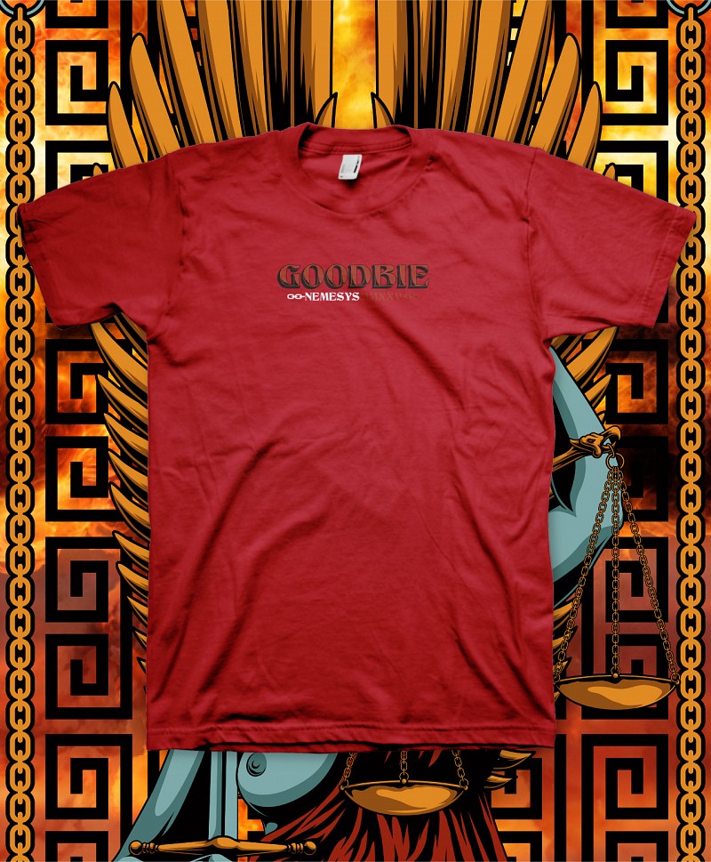 GOODBIE NEMESYS TEE CRANBERRY