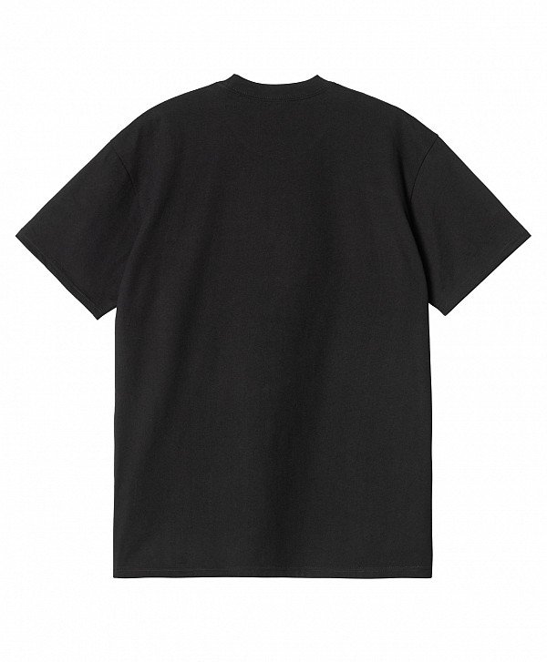 CARHARTT WIP POCKET HEART TEE BLACK/BLACK