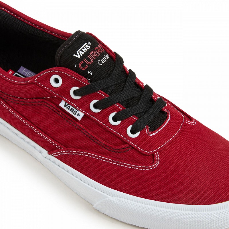 VANS SKATE CURREN CAPLES RED/WHITE