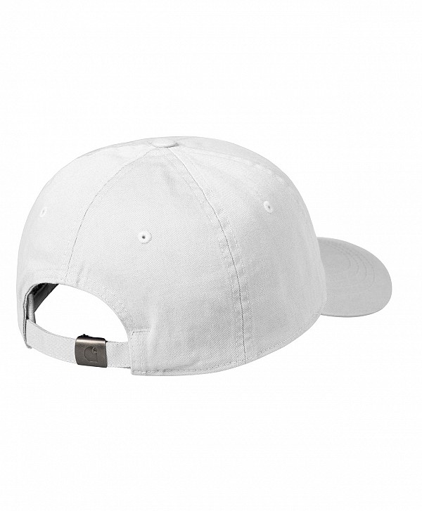 CARHARTT WIP MADISON LOGO CAP WHITE/BLACK