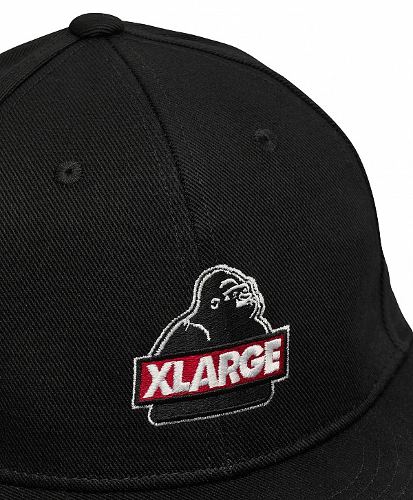 XLARGE SLANTED OG SNAPBACK CAP BLACK