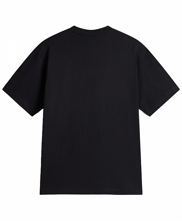 VANS LEFT CHEST LOOSE TEE BLACK