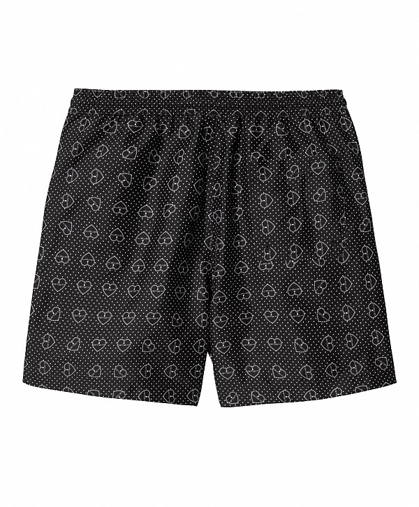 CARHARTT WIP SLATER SWIM TRUNKS FUROSHIKI PRINT/BLACK