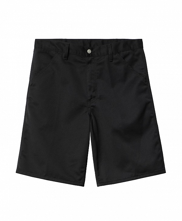 CARHARTT WIP SIMPLE SHORT BLACK RINSED
