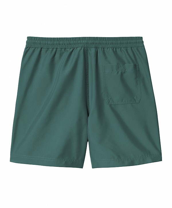 CARHARTT WIP CHASE SWIM TRUNKS RAINFOREST/GOLD