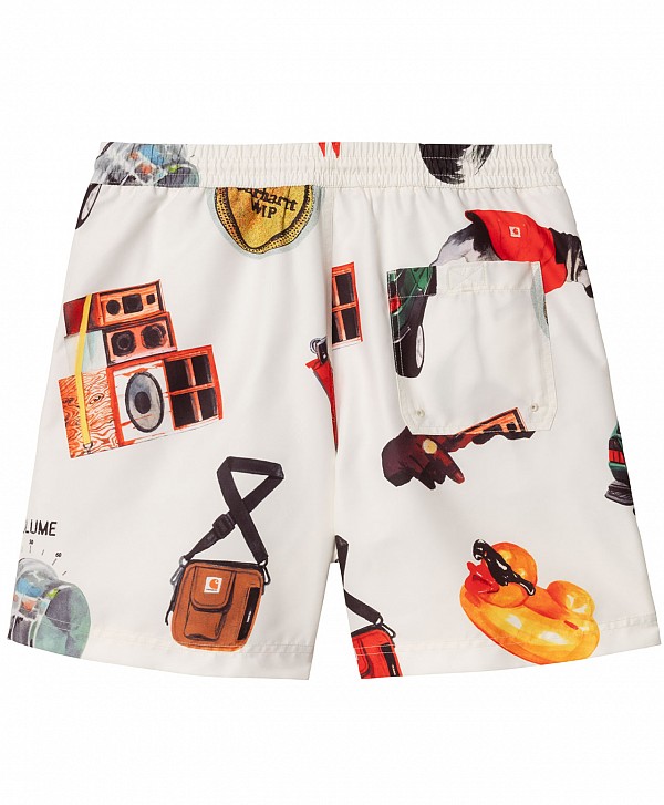 CARHARTT WIP SLATER SWIM TRUNKS JACOB ROCHESTER PRINT/WAX