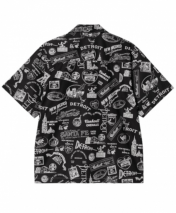 CARHARTT WIP STATE SOUVENIR SHIRT BLACK/WAX