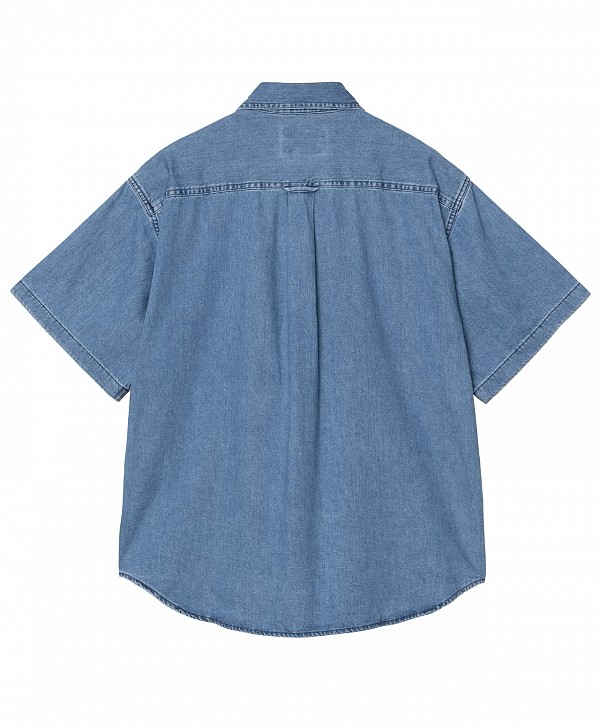 CARHARTT WIP LUCAS SHIRT BLUE STONE WASHED
