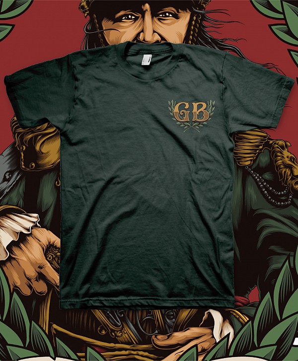 GOODBIE LOCAL HEROES THEO TEE FOREST GREEN