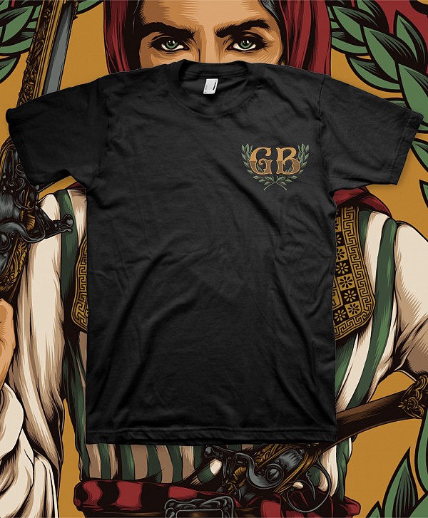 GOODBIE LOCAL HEROES BOUBOU TEE BLACK