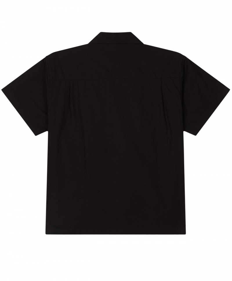 OBEY BEAU WOVEN SHIRT BLACK MULTI