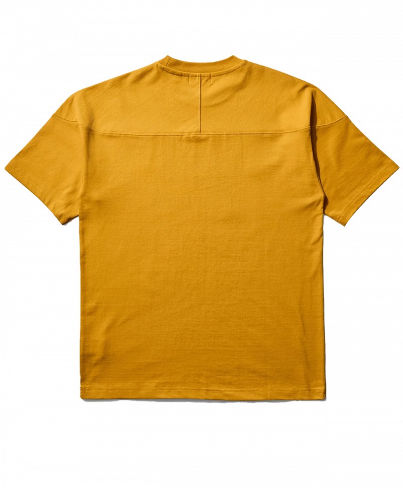 XLARGE NUMBERING TEE YELLOW