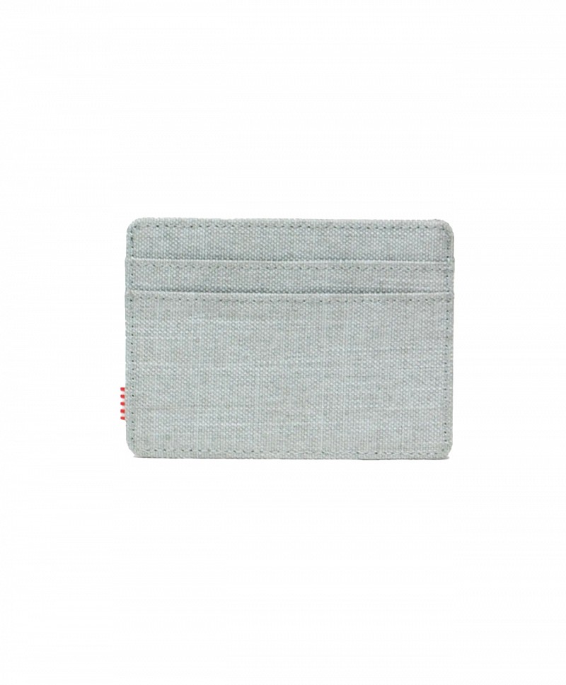 HERSCHEL CHARLIE CARDHOLDER ICEBERG GREEN CROSSHATCH