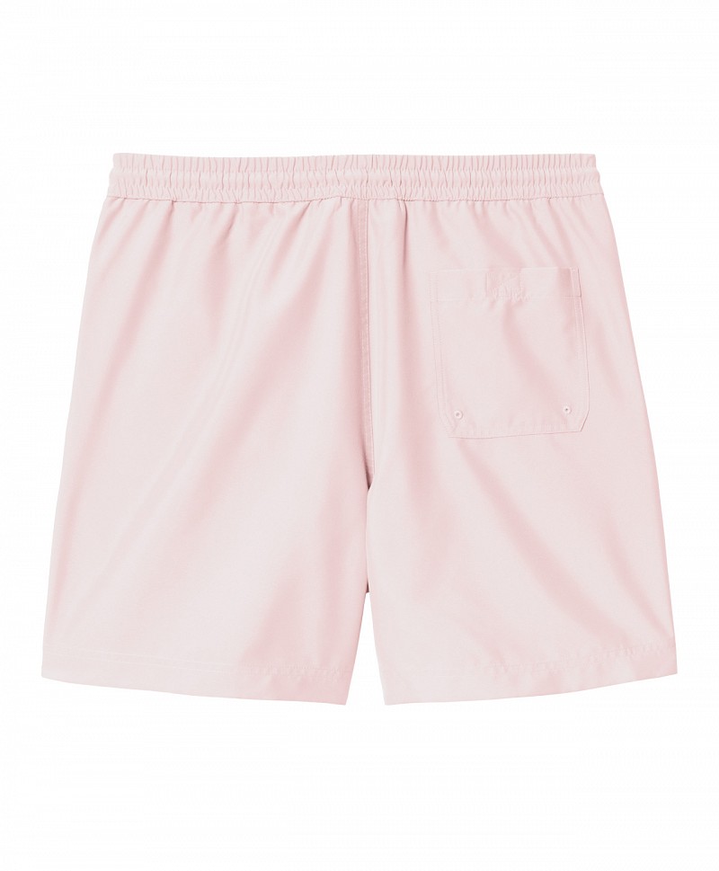 CARHARTT WIP CHASE SWIM TRUNKS AIR PINK/GOLD