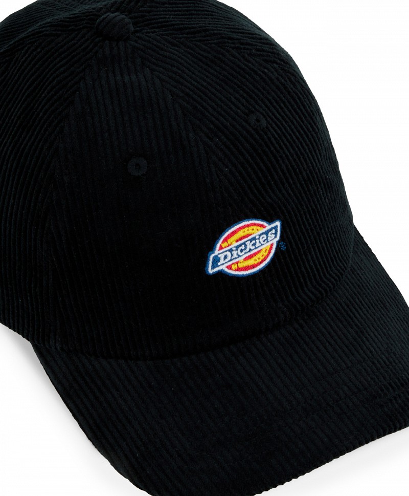 DICKIES HARDWICK CORD BASEBALL CAP BLACK
