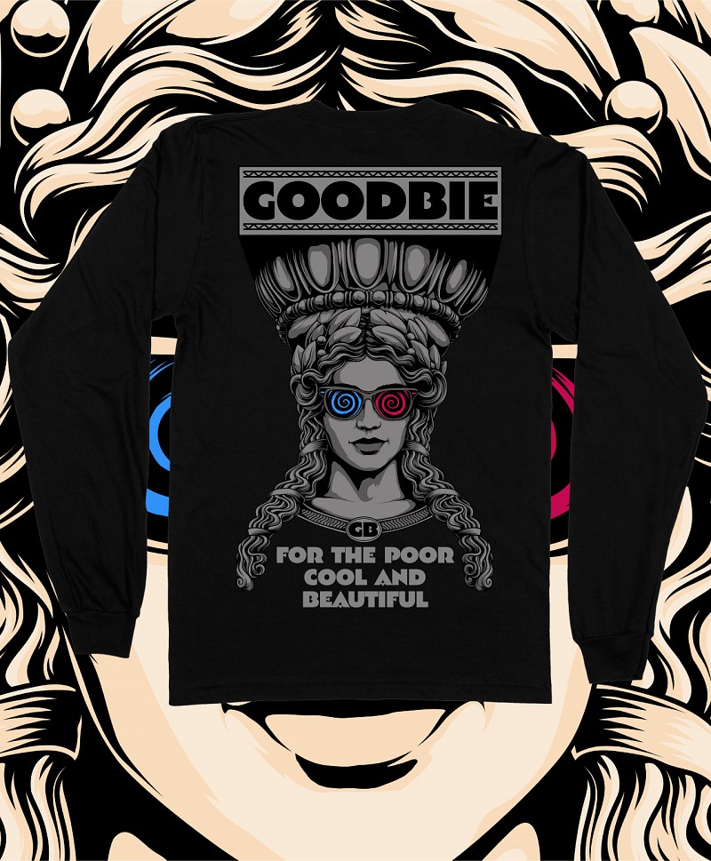 GOODBIE KARRY 3D GLOW LONG SLEEVE BLACK
