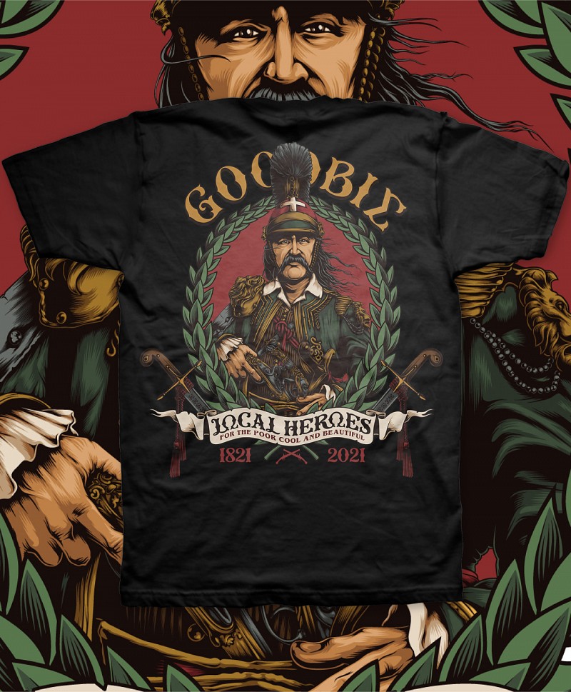 GOODBIE LOCAL HEROES THEO TEE BLACK