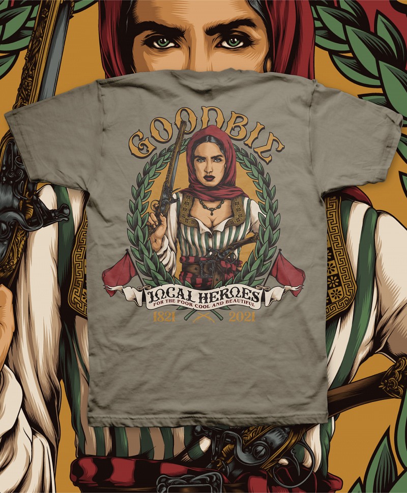 GOODBIE LOCAL HEROES BOUBOU TEE LIEUTENANT