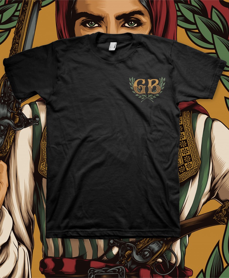 GOODBIE LOCAL HEROES BOUBOU TEE BLACK