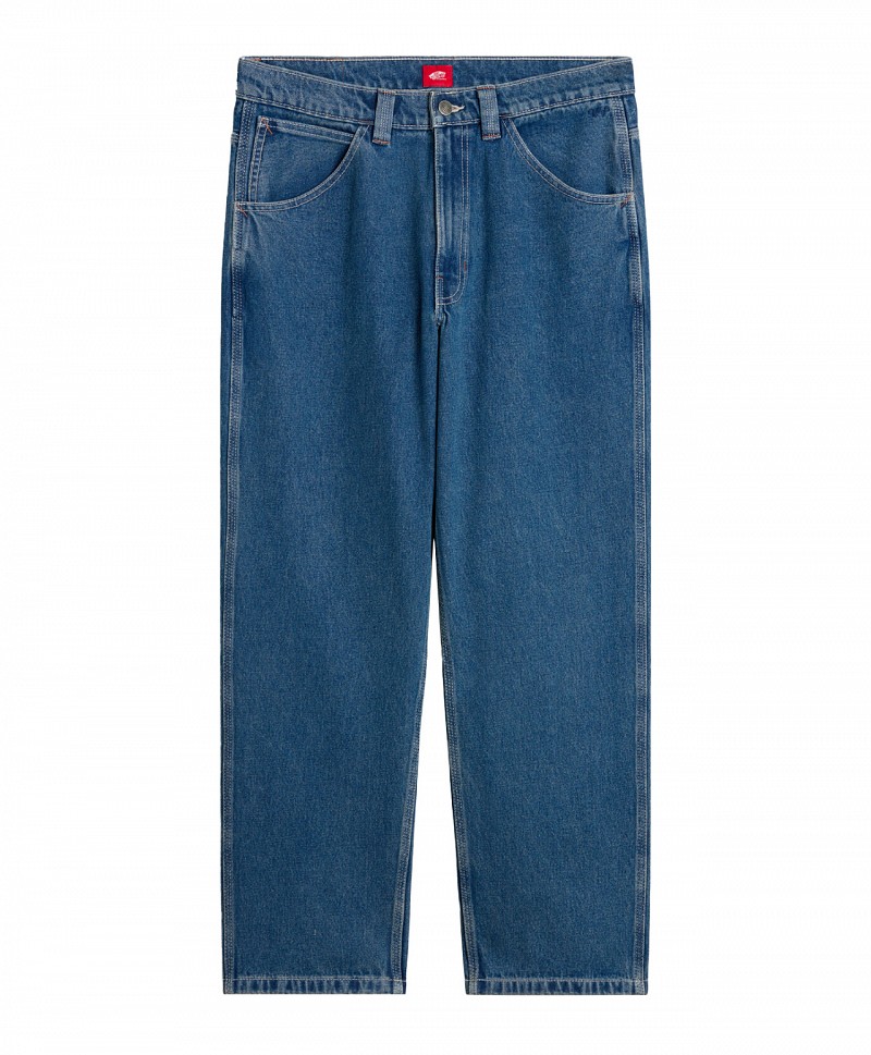 VANS SKATE CHECK DENIM PANTS VINTAGE INDIGO