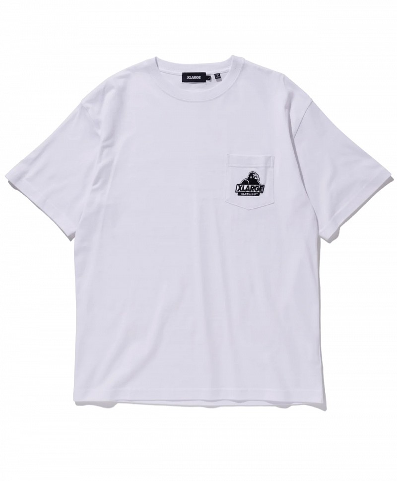 XLARGE SLANTED OG POCKET TEE WHITE