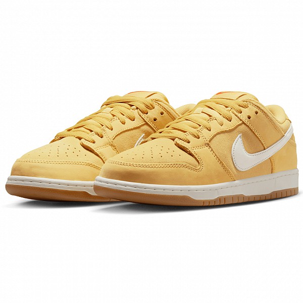 NIKE SB 'ORANGE LABEL' DUNK LOW PRO SATURN GOLD/SAIL-SOLAR FLARE