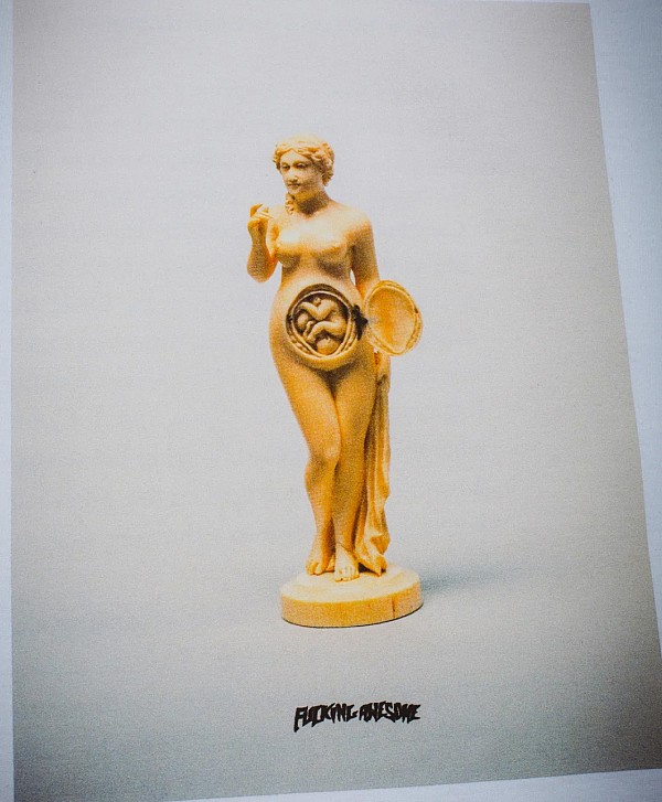 FUCKING AWESOME 2035 STATUE TEE WHITE