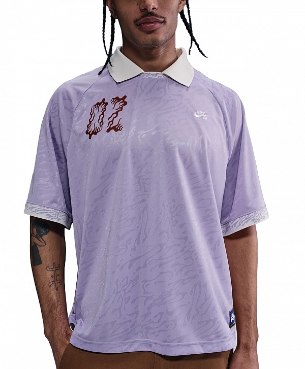 NIKE SB DRI-FIT JACQUARD JERSEY HYDRANGEAS/SAIL