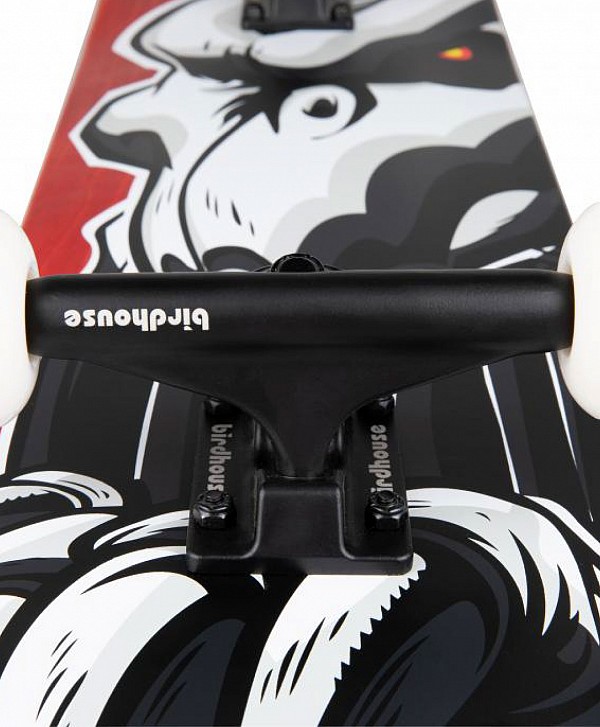 BIRDHOUSE HAWK FALCON 2 STAGE 3 COMPLETE SKATEBOARD 8" RED