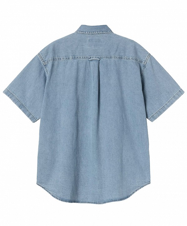 CARHARTT WIP LUCAS SHIRT BLUE BLEACHED