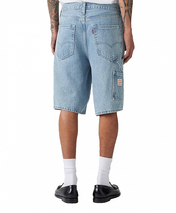 LEVI'S® 568™ LOOSE CARPENTER SHORTS PUT IN WORK DENIM - BLUE