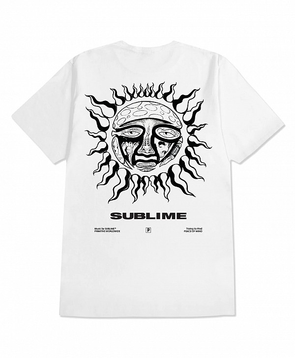 PRIMITIVE X SUBLIME ARISE HEAVYWEIGHT TEE WHITE